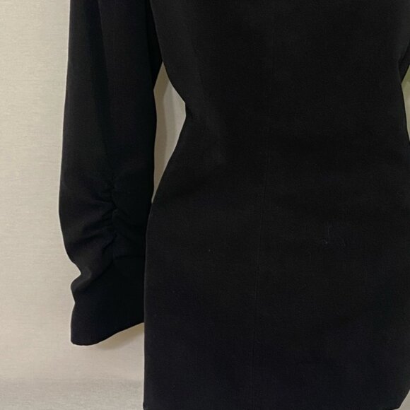 CC-50 Tahari Black Long Sleeve Lined Blazer‎ Suit Jacket Size L - Picture 10 of 16